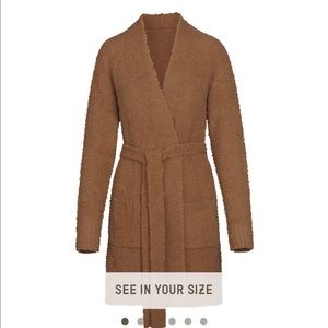 Sold Out Skims Knit Short Robe Caramel
